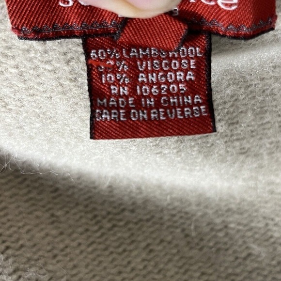 Sundance Size S Cardigan Open Shawl Collar Waterfall Boho Angora Lambswool - Picture 10 of 11